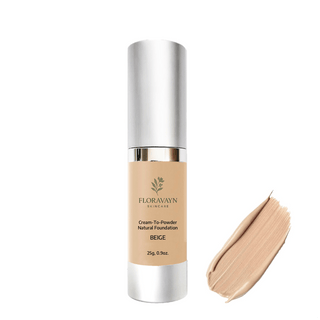 Cream - To - Powder Natural Foundation (BEIGE) (25g, 0.9oz.) - Floravayn